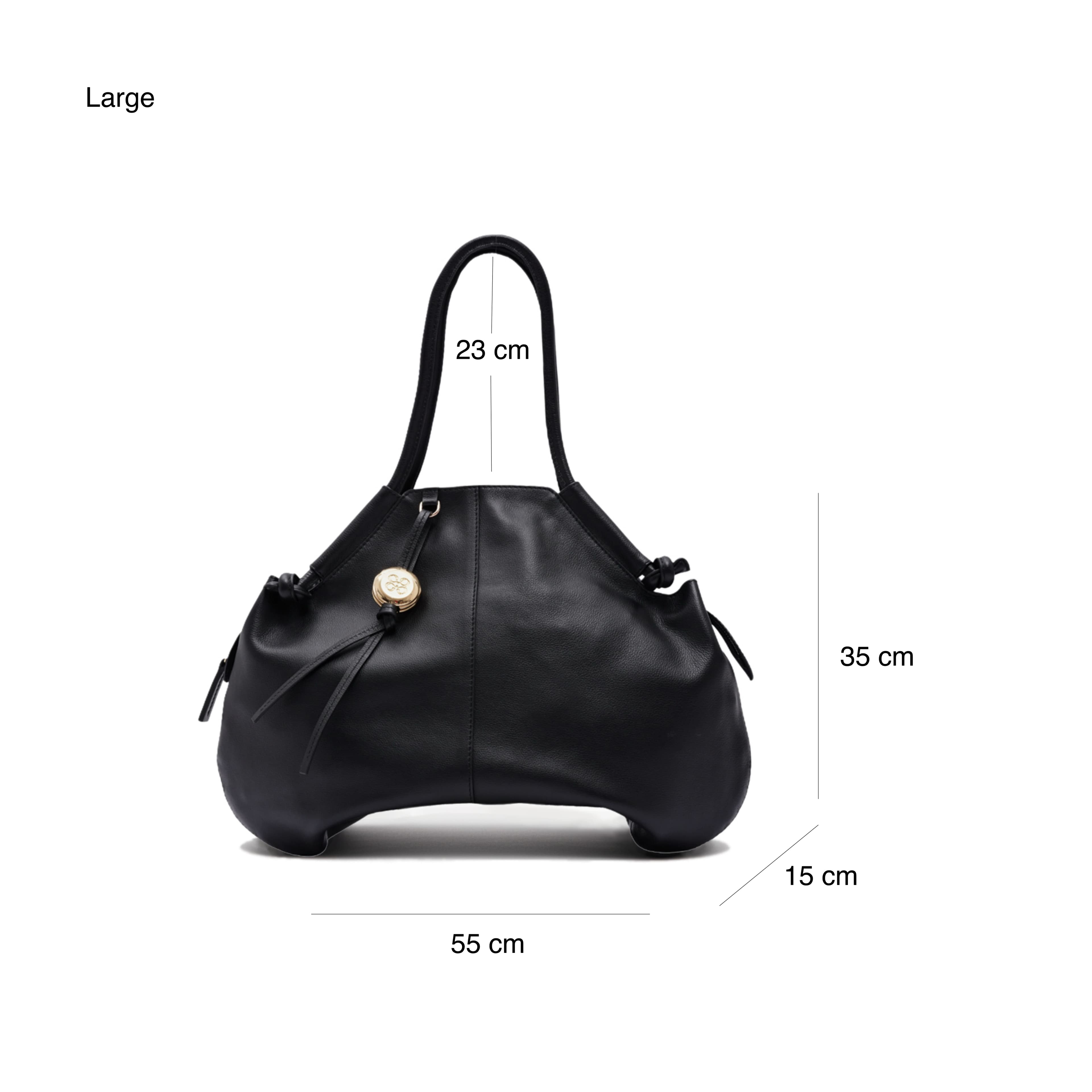 Thé Bag Black Large Figures by CÉCI
